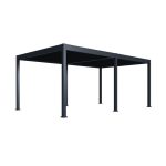 Pergola 'Grand Tuscan 1220' inklusive Lamellendach anthrazit 599 x 370 x 256 cm – Image 2