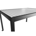 Pergola dunkelgrau metallic/weiß 3 x 3 m – Image 5