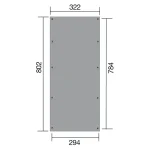 Weka Carport 617 Holz, Grundfläche: 23,05 m², Mit Stahldach – Image 2