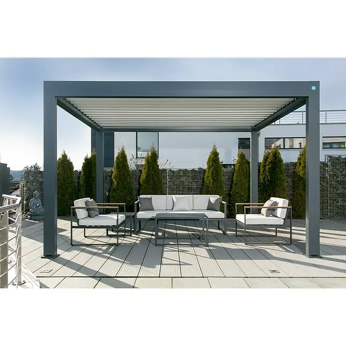 12 Standard-Pavillon Lamellen-Pergola – Image 1