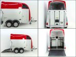 Humbaur Pferdeanhänger XANTHOS AERO 2400|rot|Sattelkammer – Image 4