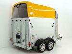 Humbaur Pferdeanhänger XANTHOS AERO 2400|gelb|Alufelgen – Image 2