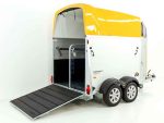 Humbaur Pferdeanhänger XANTHOS AERO 2400|gelb|Alufelgen – Image 3