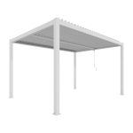 Pergola 'Shade' weiß 395 x 230 x 290 cm – Image 3