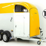 Humbaur Pferdeanhänger XANTHOS AERO 2400|gelb|Alufelgen