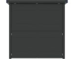 Grillhaus Konsta mit aufklappbarer Frontseite 230 x 113 x 222 cm anthrazit – Image 3