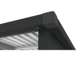 Grillhaus Konsta mit aufklappbarer Frontseite 230 x 113 x 222 cm anthrazit – Image 7