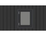 Grillhaus Konsta mit aufklappbarer Frontseite 230 x 113 x 222 cm anthrazit – Image 10