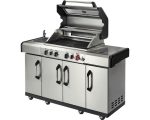 Gasgrill Enders Kansas II Pro 4 SIK Profi Turbo 153 x 64 x 118 cm 4 Brenner + Rückbrenner + Seitenbrenner silber inkl. – Image 3