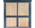 Grillhaus Konsta klein 224 x 102 cm natur-anthrazit – Image 2