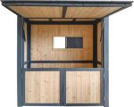 Grillhaus Konsta klein 224 x 102 cm natur-anthrazit – Image 3