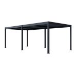 Pergola ‚Grand Tuscan 1224‘ anthrazit 715 x 363 x 256 cm, mit verstellbare Lamellen – Image 2