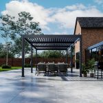 Pergola ‚Grand Tuscan 1224‘ anthrazit 715 x 363 x 256 cm, mit verstellbare Lamellen – Image 5