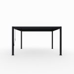 Pergola 'Milo 1012' schwarz 357 x 288 x 225 cm, mit verstellbare Lamellen – Image 3