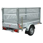 Stema Anhänger Basic 1000 mit Abstellstützen u. Gitteraufsatz – Image 2